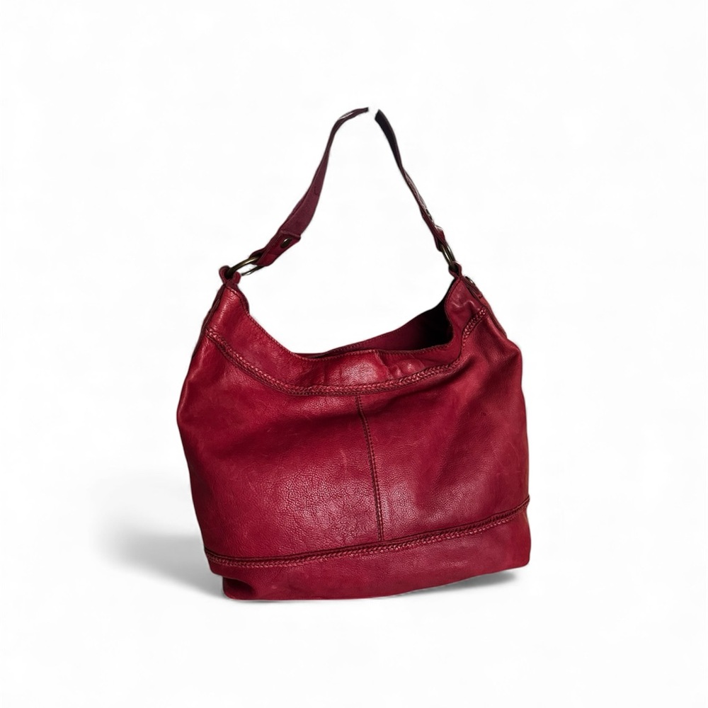 Lucky Brand Burgundy Hobo Bag
